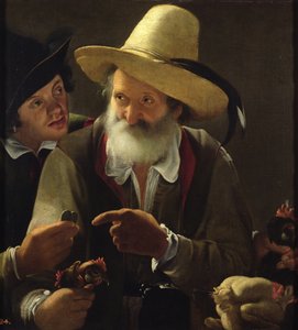 The Bird Seller by Pensionante de Saraceni